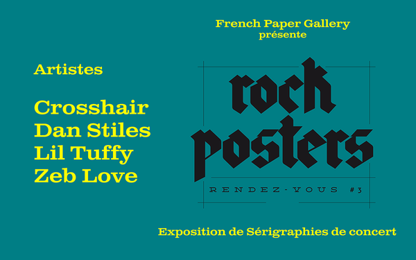 12 oct-11 nov 2023 | Rock Posters Rendez-vous #3