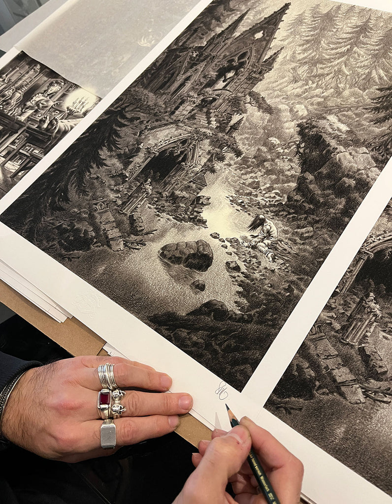 " Je m'assis et je pleurai... "