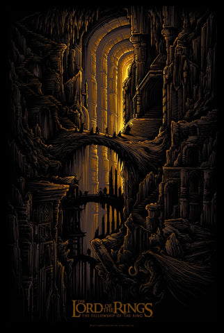 LA COMMUNAUTE DE L'ANNEAU (Le Seigneur des Anneaux), Dan Mumford - French Paper Art Club