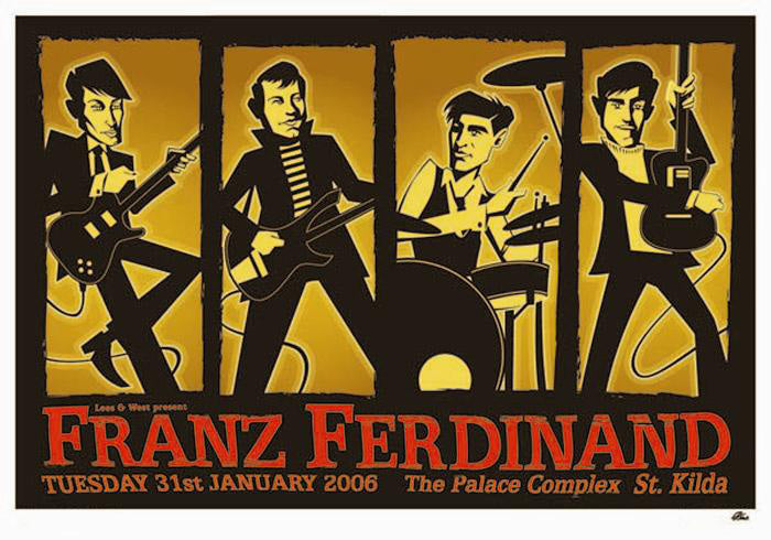 Franz Ferdinand (Melbourne 2006), Tom Cleave - French Paper Art Club