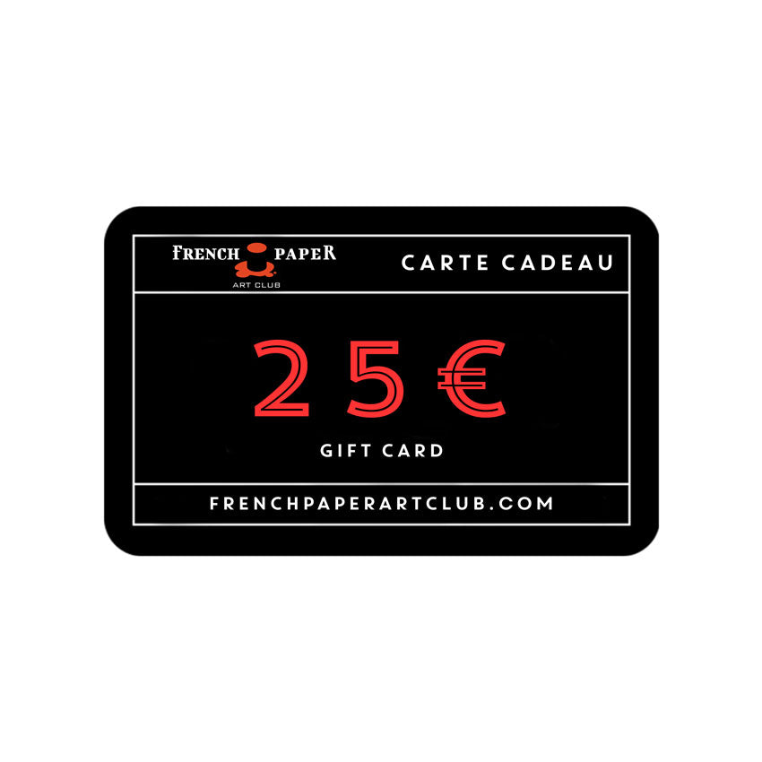 Carte Cadeau 25€