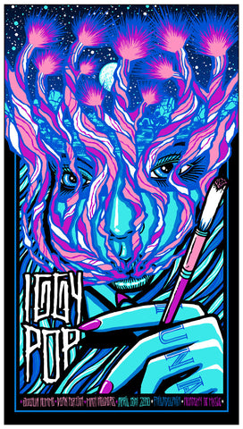 IGGY POP (Philadelphia, USA), Brad Klausen - French Paper Art Club