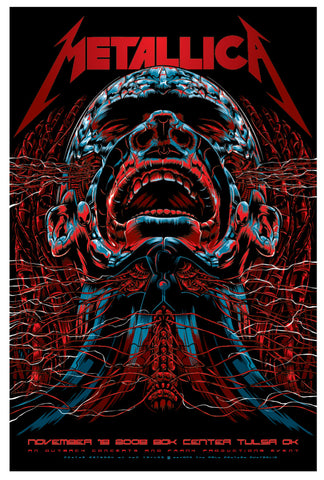 Metallica (Tulsa, 2008), Ken Taylor - French Paper Art Club