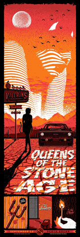 Queens Of The Stone Age (Perth 2018), Adam Collins - French Paper Art Club