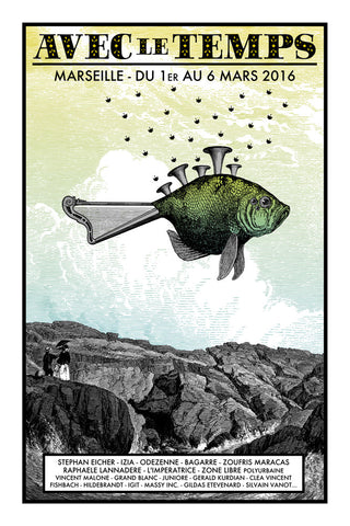 Festival Avec le Temps I (Marseille 2017), Cyrille Rousseau - French Paper Art Club