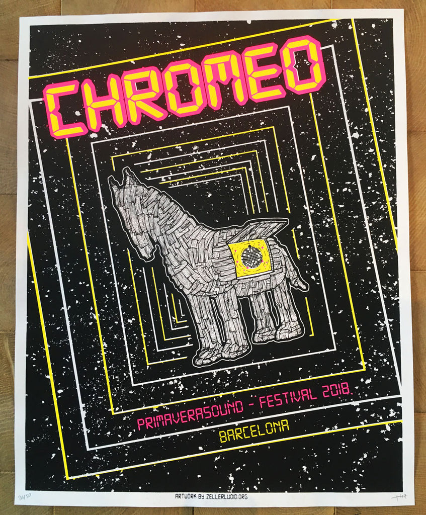 Chromeo (Barcelona 2018), Zellerluoid - French Paper Art Club