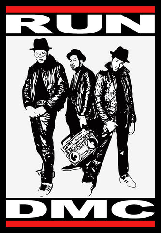 Run DMC, Band Posters - French Paper Art Club